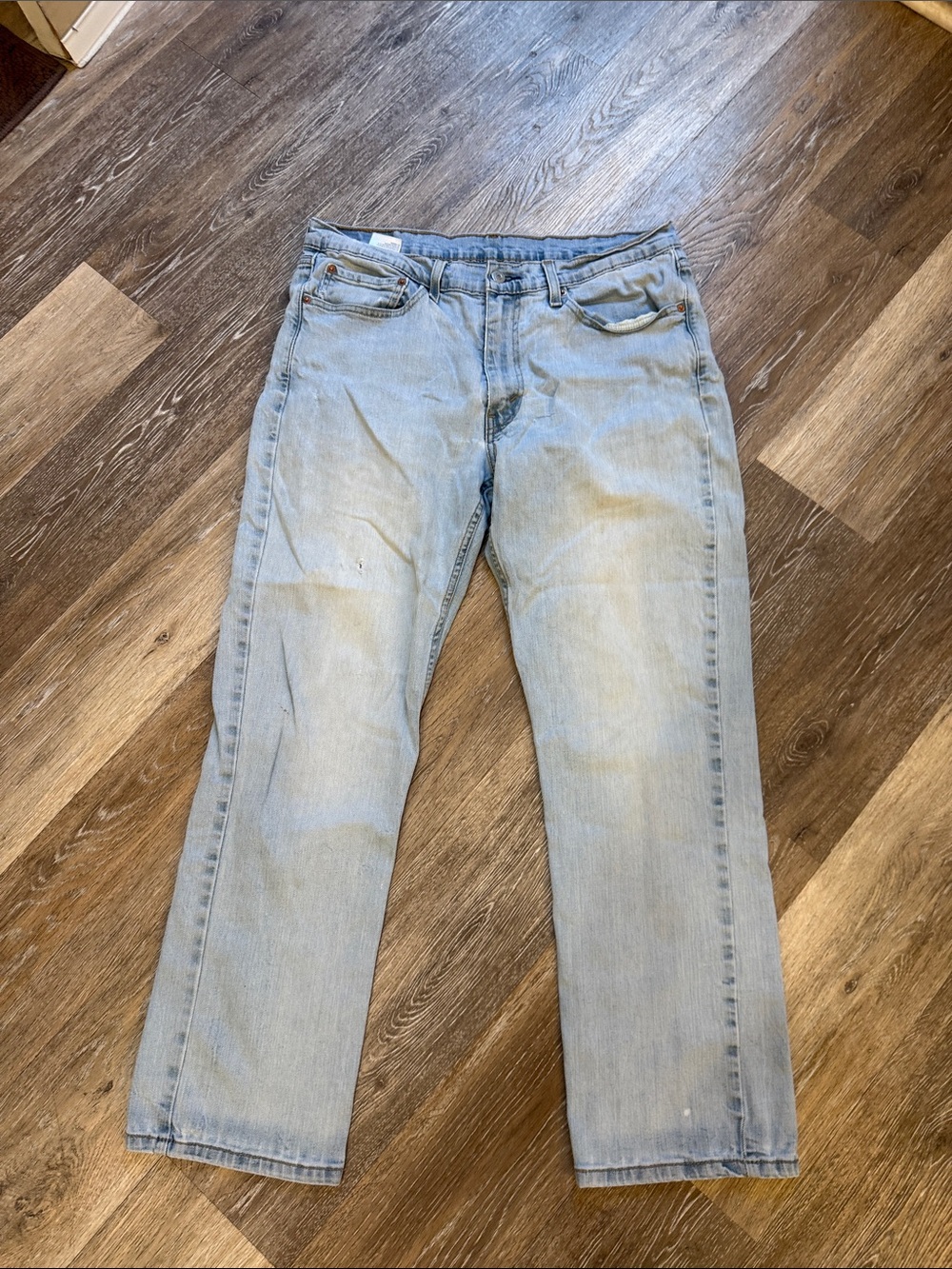 Levi's Light Blue Straight Jeans - Men's